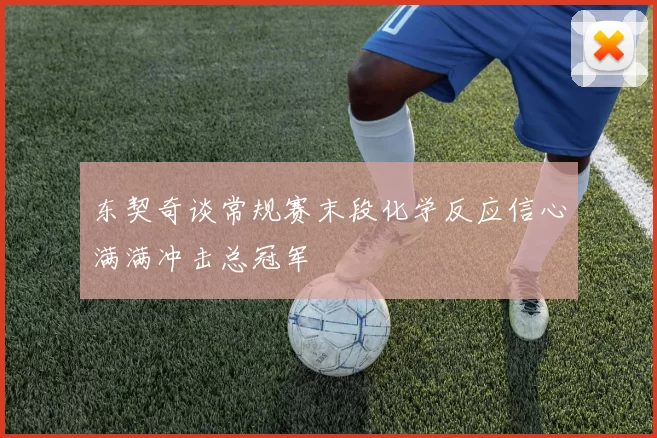 东契奇谈常规赛末段化学反应信心满满冲击总冠军